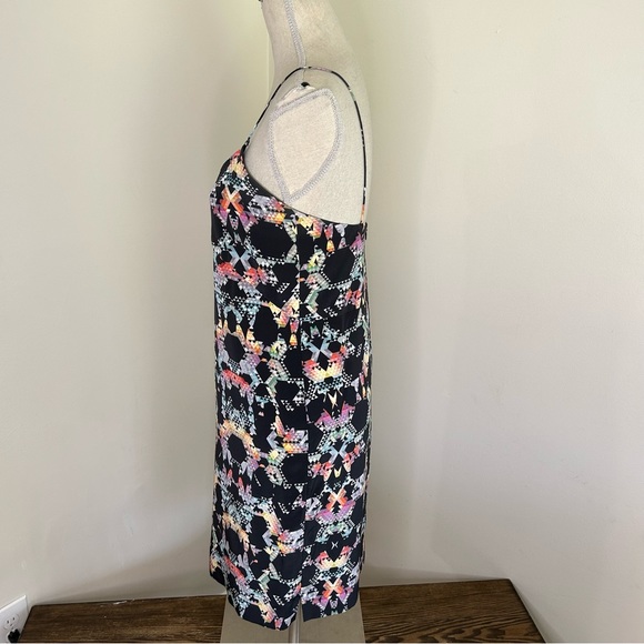 TIBI Gray/geometric print sleeveless dress - Size 0 - Picture 2 of 11